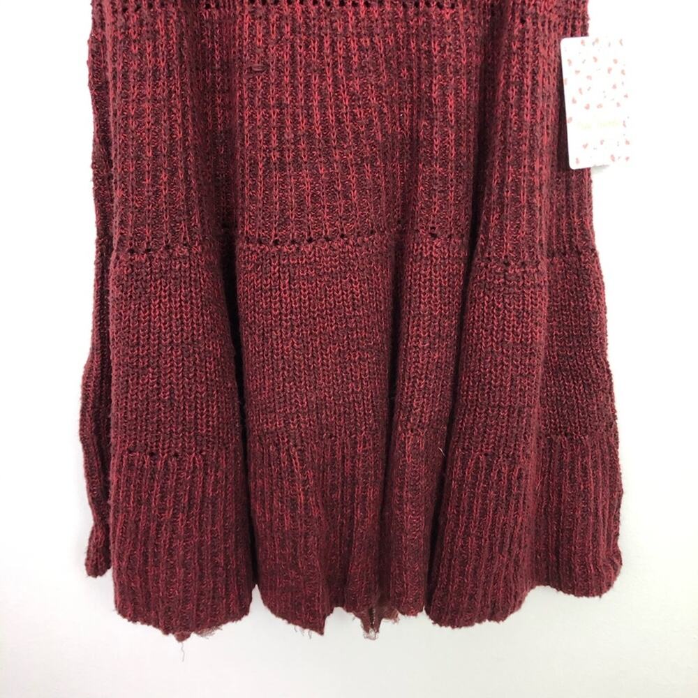 Free People Waterfall Ruffle Sweater Swing Dress - Picture 7 of 13